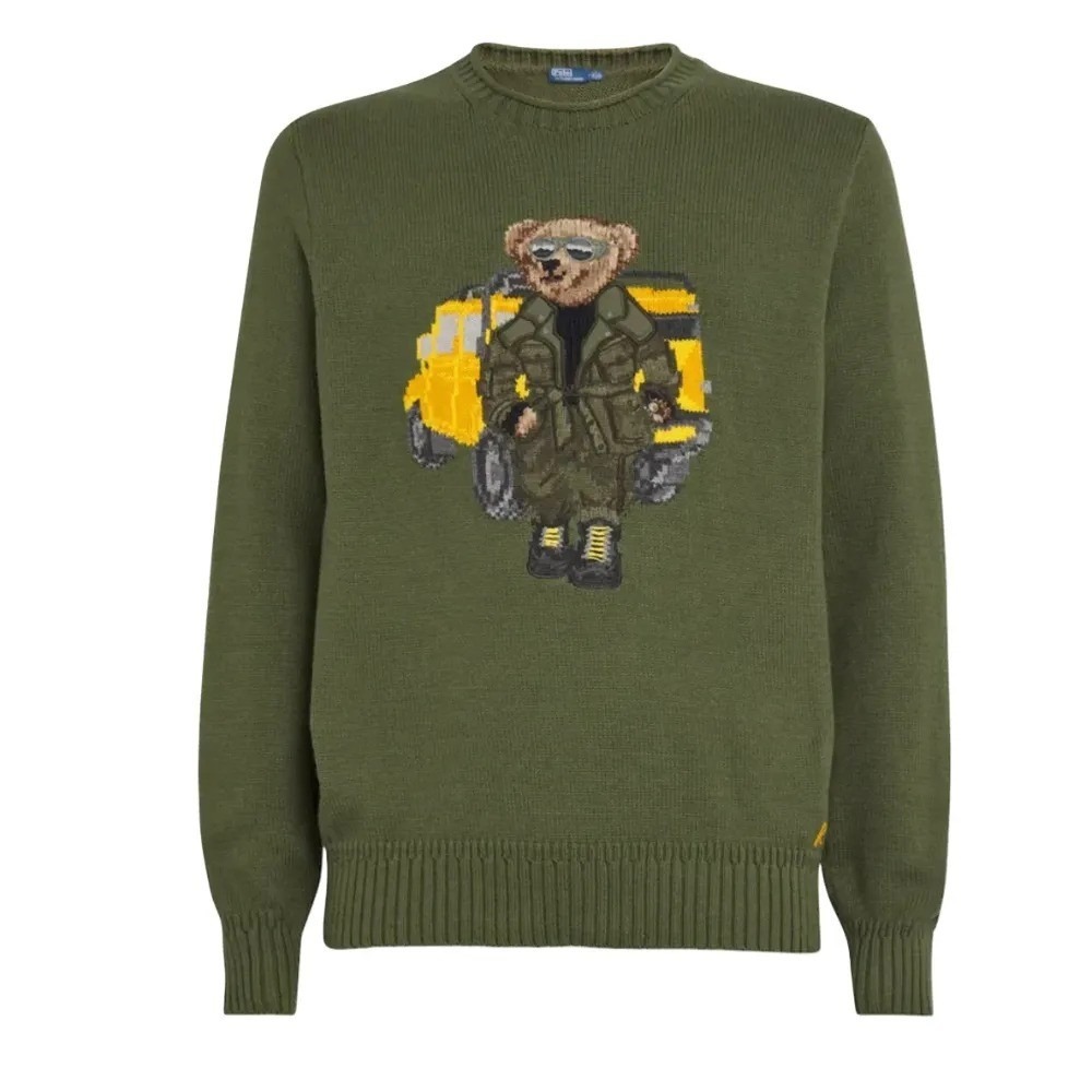 Polo Ralph Lauren Men's Polo Bear Expedition Truck Sweater Sz XL NWT $398 - Picture 9 of 10